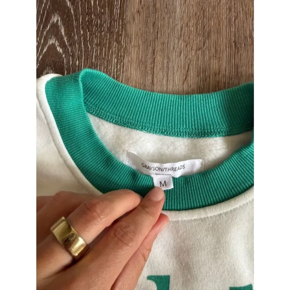 Pickleball Club of Malibu Kids Pajama Set - Teal & White Sz Medium